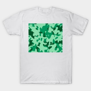 army camouflage Green T-Shirt